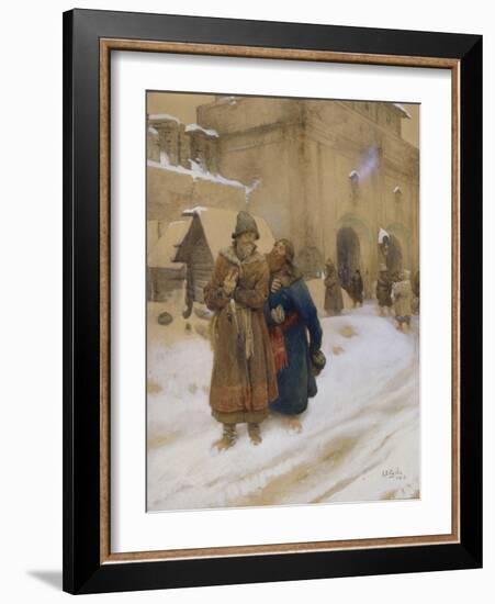 Podyachy, 1913-Klavdi Vasilyevich Lebedev-Framed Giclee Print