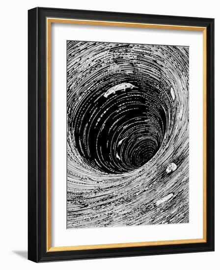 Poe, Descent, Maelstrom-Harry Clarke-Framed Photographic Print