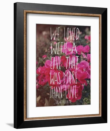 Poe Love-Leah Flores-Framed Giclee Print