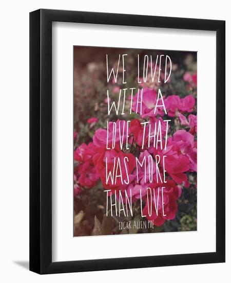 Poe Love-Leah Flores-Framed Giclee Print