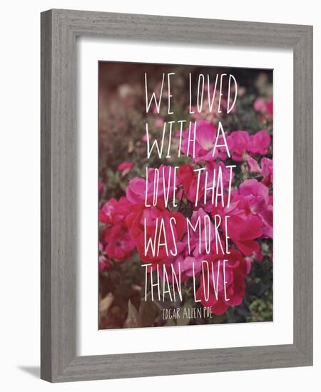 Poe Love-Leah Flores-Framed Giclee Print