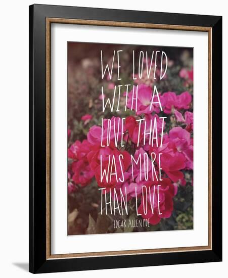 Poe Love-Leah Flores-Framed Giclee Print