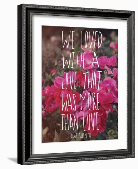 Poe Love-Leah Flores-Framed Giclee Print