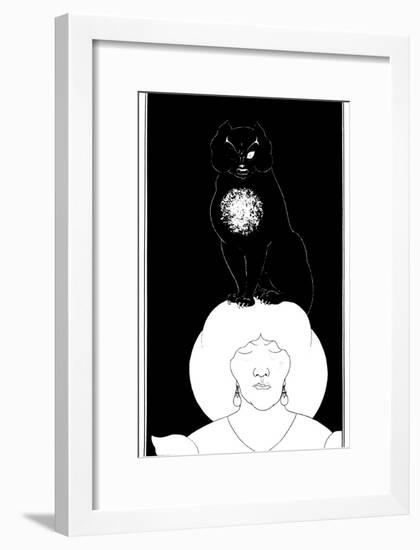 Poe: The Black Cat, 1894-Aubrey Beardsley-Framed Giclee Print