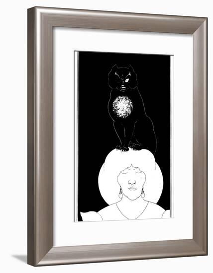 Poe: The Black Cat, 1894-Aubrey Beardsley-Framed Giclee Print