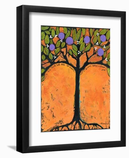 Poe Tree-Blenda Tyvoll-Framed Giclee Print