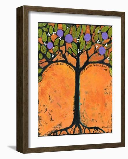 Poe Tree-Blenda Tyvoll-Framed Giclee Print