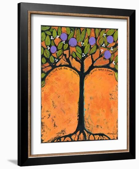 Poe Tree-Blenda Tyvoll-Framed Giclee Print