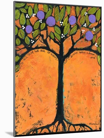 Poe Tree-Blenda Tyvoll-Mounted Giclee Print