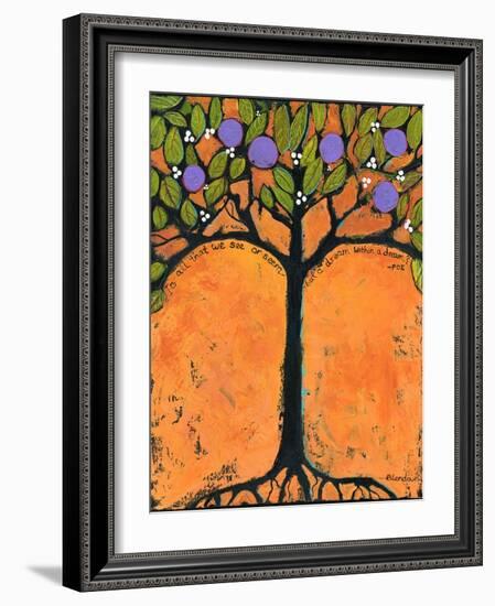 Poe Tree-Blenda Tyvoll-Framed Giclee Print