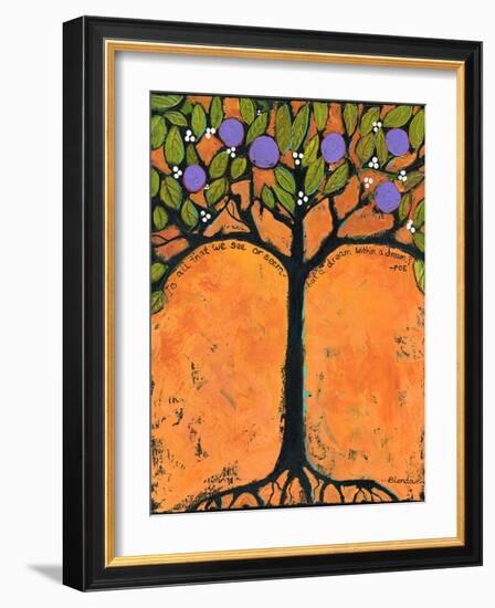 Poe Tree-Blenda Tyvoll-Framed Giclee Print