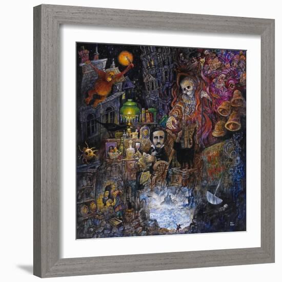 Poe-Bill Bell-Framed Giclee Print