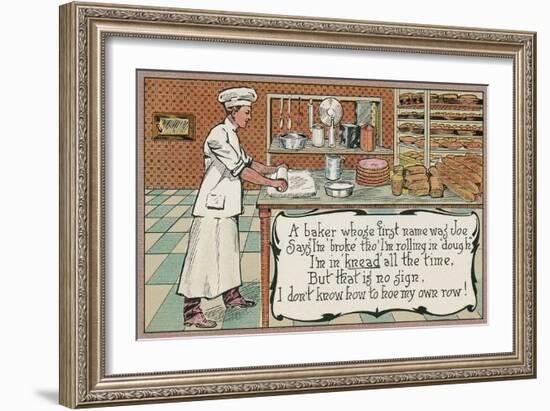 Poem for Bakers-null-Framed Premium Giclee Print