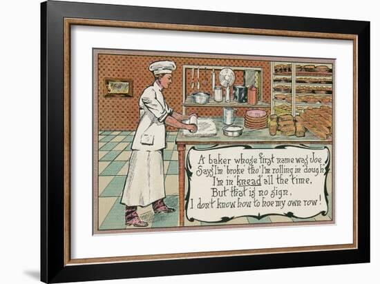 Poem for Bakers-null-Framed Premium Giclee Print