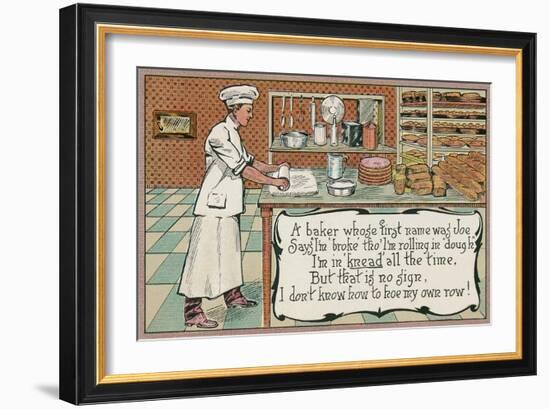 Poem for Bakers-null-Framed Premium Giclee Print