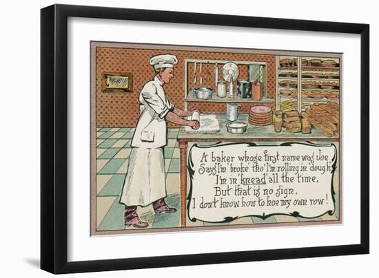 Poem for Bakers-null-Framed Art Print