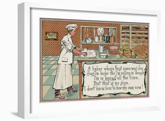 Poem for Bakers-null-Framed Art Print