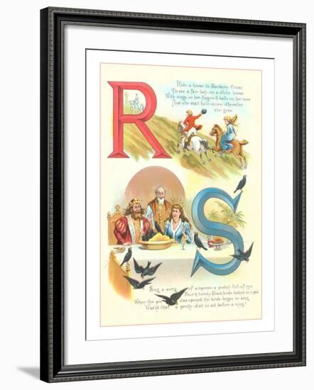 Poems for R and S-null-Framed Art Print