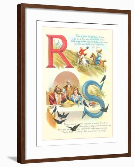 Poems for R and S-null-Framed Art Print