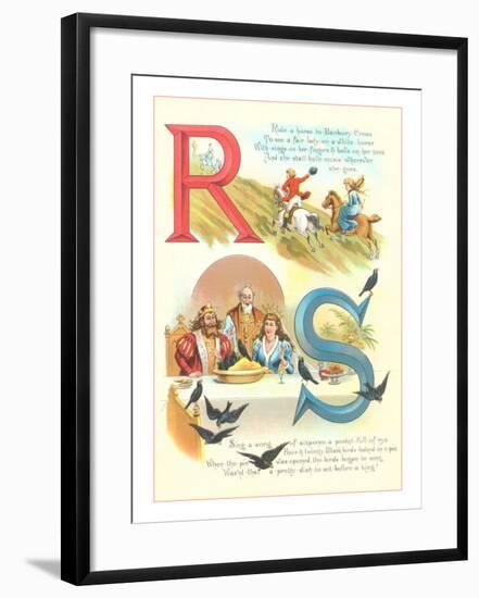 Poems for R and S-null-Framed Art Print