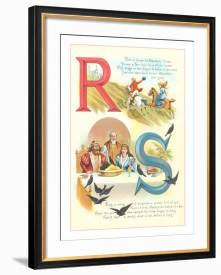 Poems for R and S-null-Framed Art Print