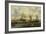 Poeple Walking at the Banks of the River Ij with Ships, 1693-Abraham Storck-Framed Giclee Print