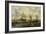 Poeple Walking at the Banks of the River Ij with Ships, 1693-Abraham Storck-Framed Giclee Print