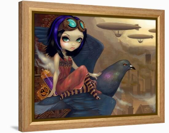 Poes Flight-Jasmine Becket-Griffith-Framed Stretched Canvas