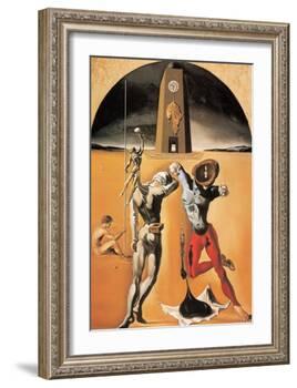 Poesie d'Amerique-Salvador Dalí-Framed Art Print