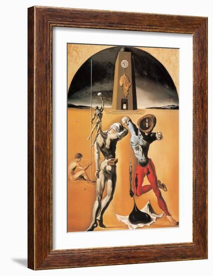 Poesie d'Amerique-Salvador Dalí-Framed Art Print