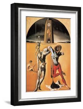 Poesie d'Amerique-Salvador Dalí-Framed Art Print