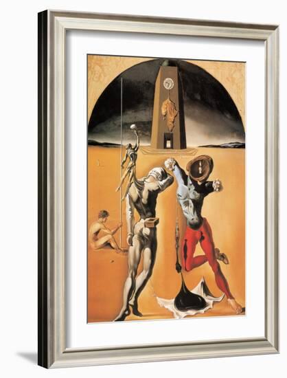 Poesie d'Amerique-Salvador Dalí-Framed Art Print
