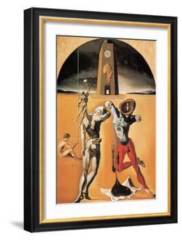 Poesie d'Amerique-Salvador Dalí-Framed Art Print