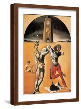 Poesie d'Amerique-Salvador Dalí-Framed Art Print