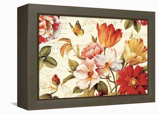 Poesie Florale III-Lisa Audit-Framed Stretched Canvas