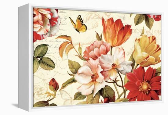 Poesie Florale III-Lisa Audit-Framed Stretched Canvas