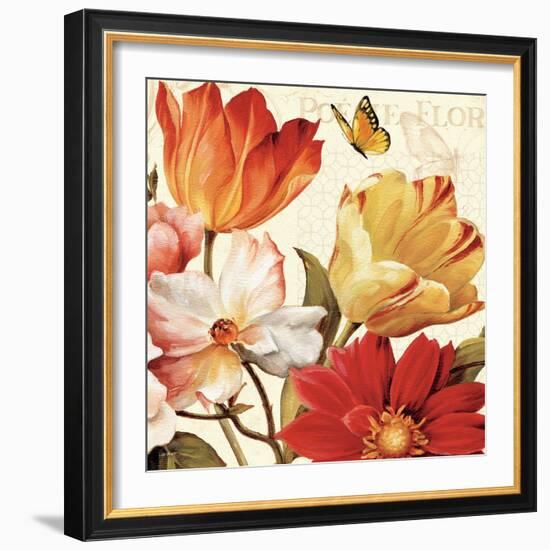 Poesie Florale III-Lisa Audit-Framed Art Print