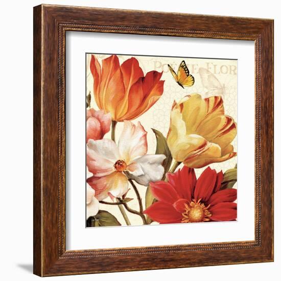 Poesie Florale III-Lisa Audit-Framed Art Print