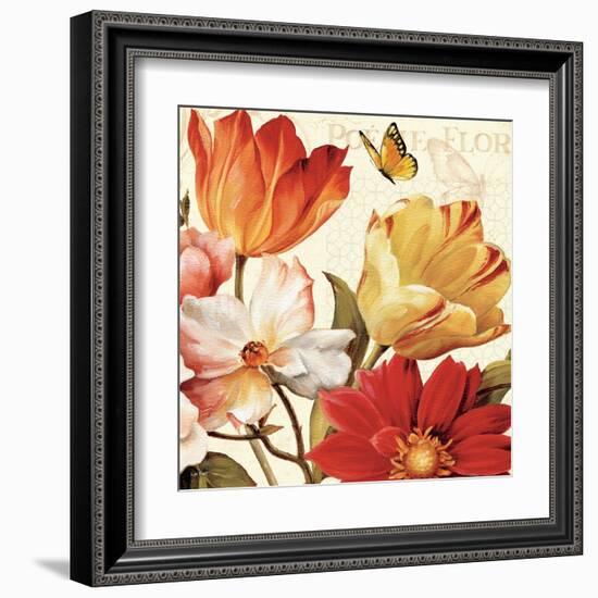 Poesie Florale III-Lisa Audit-Framed Art Print