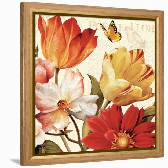 Poesie Florale III-Lisa Audit-Framed Stretched Canvas