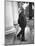 Poet and Vice President of Hartford Accident and Indemnity Co, Wallace Stevens Standing on Steps-Walter Sanders-Mounted Premium Photographic Print