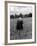 Poet Robert Frost Standing in Oxford Field with His Hand over His Face-Howard Sochurek-Framed Premium Photographic Print