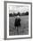 Poet Robert Frost Standing in Oxford Field with His Hand over His Face-Howard Sochurek-Framed Premium Photographic Print