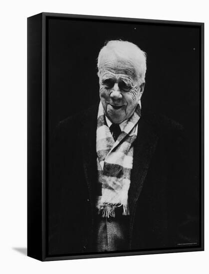 Poet Robert Frost-Dmitri Kessel-Framed Premier Image Canvas