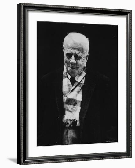 Poet Robert Frost-Dmitri Kessel-Framed Premium Photographic Print