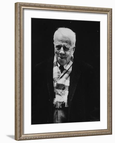 Poet Robert Frost-Dmitri Kessel-Framed Premium Photographic Print