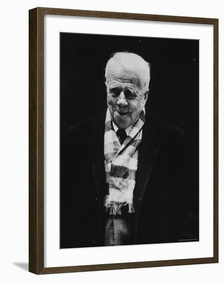 Poet Robert Frost-Dmitri Kessel-Framed Premium Photographic Print