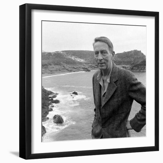 Poet Robinson Jeffers, Big Sur, California April 1948-Nat Farbman-Framed Photographic Print