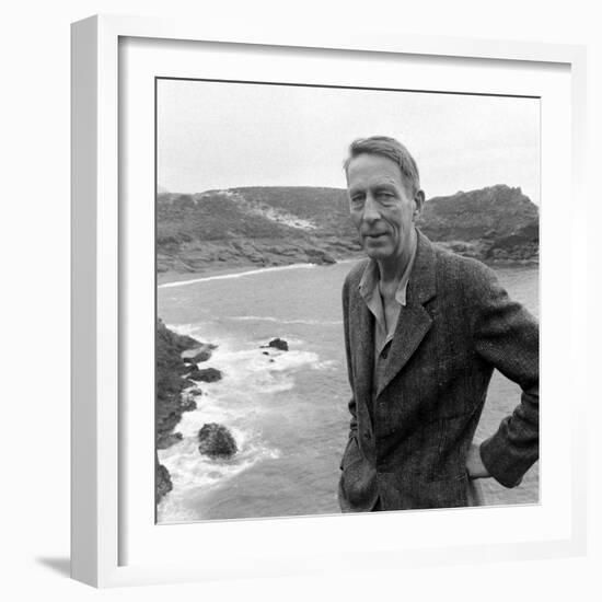 Poet Robinson Jeffers, Big Sur, California April 1948-Nat Farbman-Framed Photographic Print