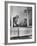 Poet Rod McKuen Writing Song Lyrics in His Bathtub, at Home-Ralph Crane-Framed Premium Photographic Print